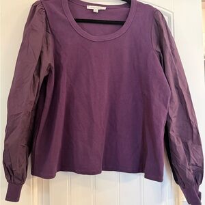 Stylish Purple Long Sleeve Women's Top
